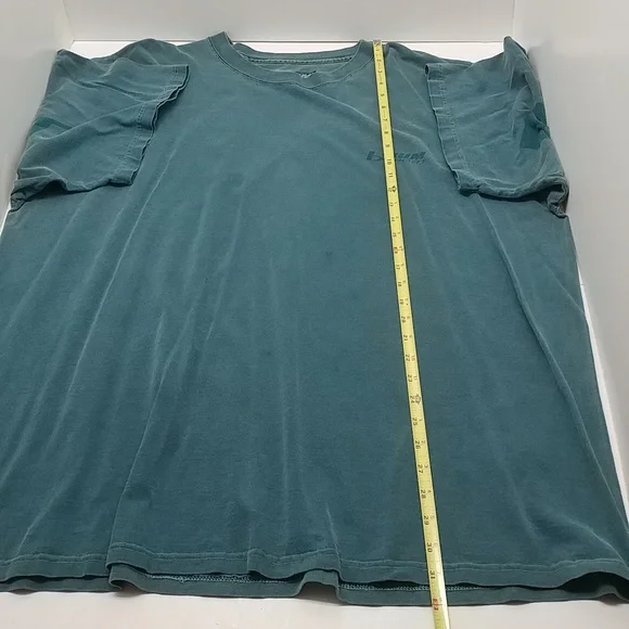B.U.M. Sport men's vintage short sleeve t-shirt XL green logo front/back - Picture 11 of 14